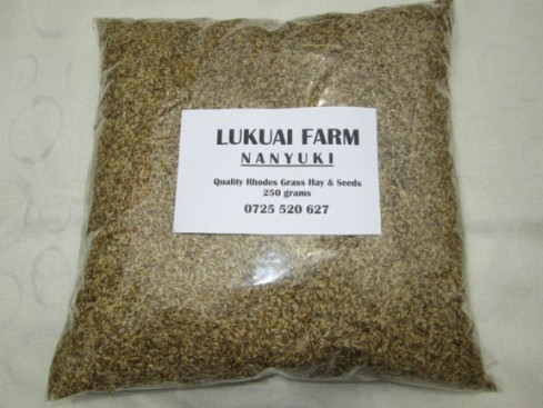 A bag of Lukuai farm hay seeds